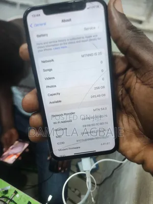 Apple iPhone X 256GB Baki (Amfani, Gilashi Ya Fasa)