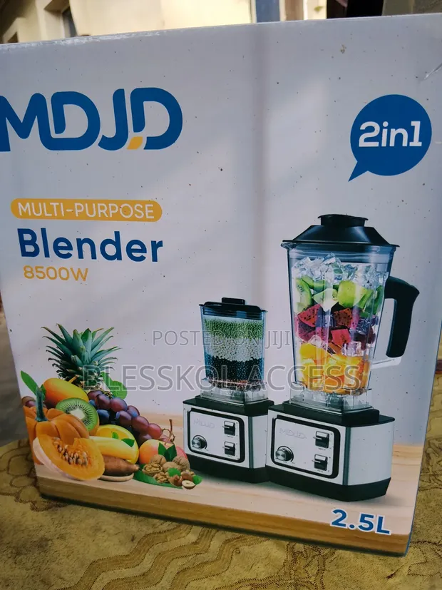 MDJD High-Power Stainless Steel Home Blender (9525 Motor) - 1