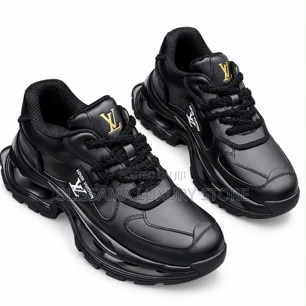 Louis Vuitton Men's Lace-Up Sneakers - Premium Luxury - 1