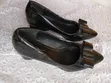 Tsoffin Takalma Baƙi na Salvatore Ferragamo masu Alama - Girman 39 - 2