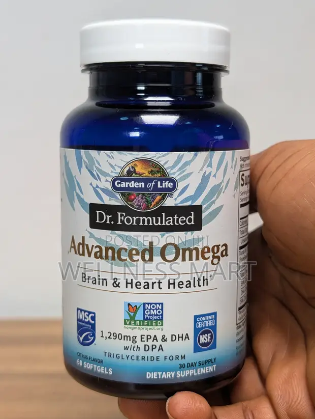 Garden of Life Advanced Omega 1290mg 60 Softgels - 1