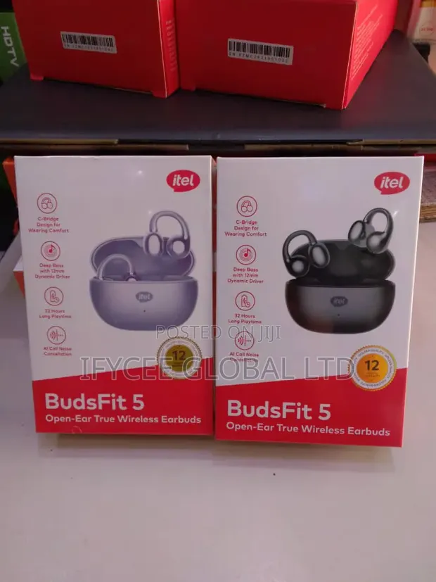 Itel BudsFit 5 Open Ear Wireless Earbuds - 1