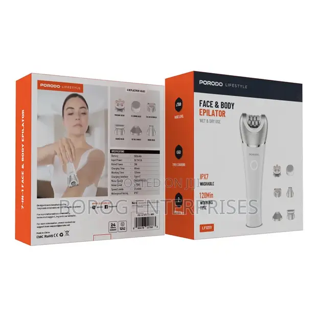 Porodo Lifestyle Face & Body Epilator PD-LFST111-WH - 1