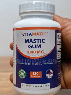 Vitamatic Mastic Gum 1000mg 120 Caps | Gut & Stomach Support
