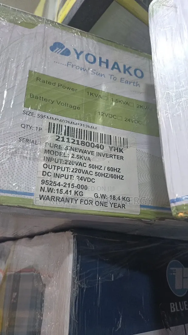 Yohako Inverter 2.5KVA 24V Non-Hybrid - 1
