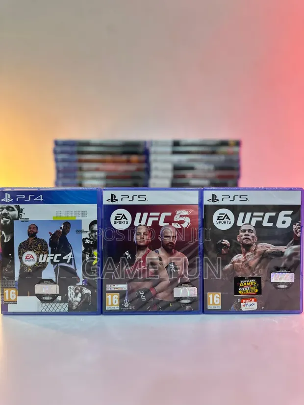 UFC 4, 5, 6 PS5/PS4 CD Disc - 1