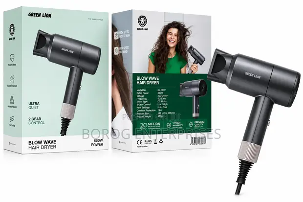 Green Lion Blow Wave Hair Dryer 850W - 1