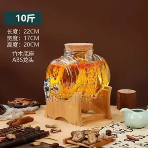 5L Glass Juice Dispenser with Stand