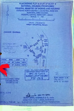 Residential Land for Sale in Gwarimpa Extension, Karsana