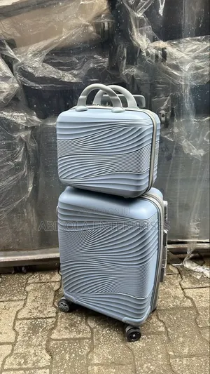 Telfar Rubber Hardshell Luggage Set (20" & 14") - Ash