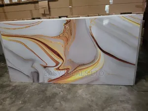 UV Marble Sheet - Carara Gold