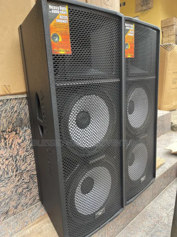 Audio Craft Double 15-inch Speakers - 1