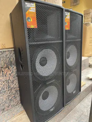 Audio Craft Double 15-inch Speakers