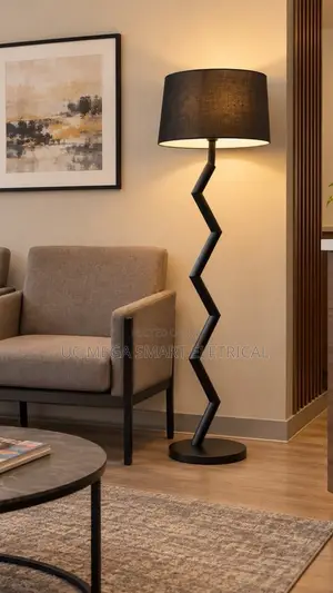 Vintage Fabric Floor Lamp - Living Room/Bedroom