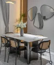 Quality Marble Dining Table Set - 6 Seater - 1