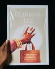Romans 12:2 Scripture PVC Wall Art - White Frame - 1