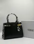 Designer Versace Handbag - Black - 2