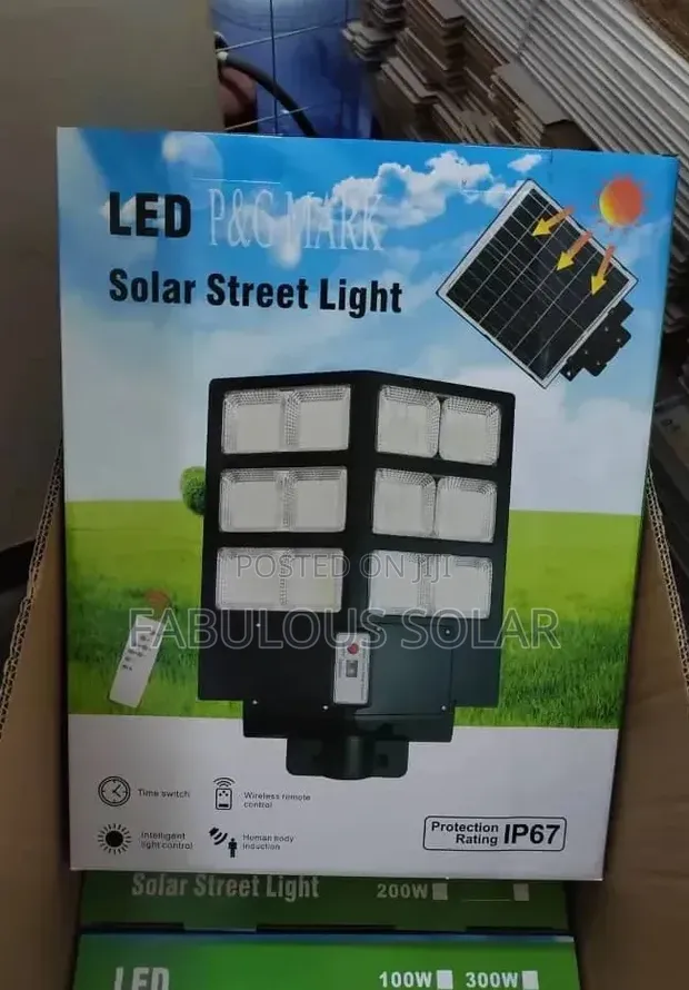 1500W Solar Street Light (12 Eyes) - 1