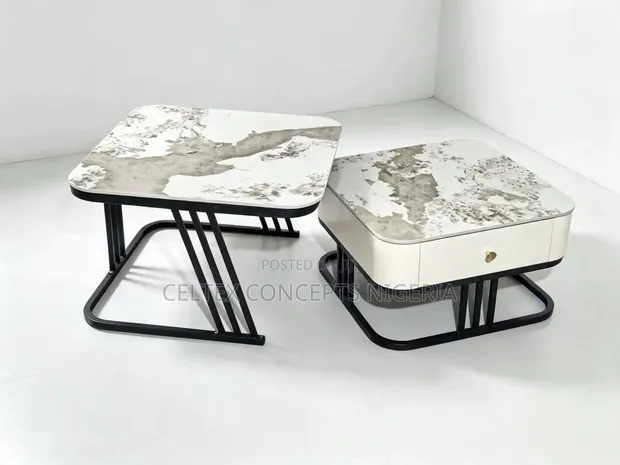 2-in-1 Square Center Table - 1