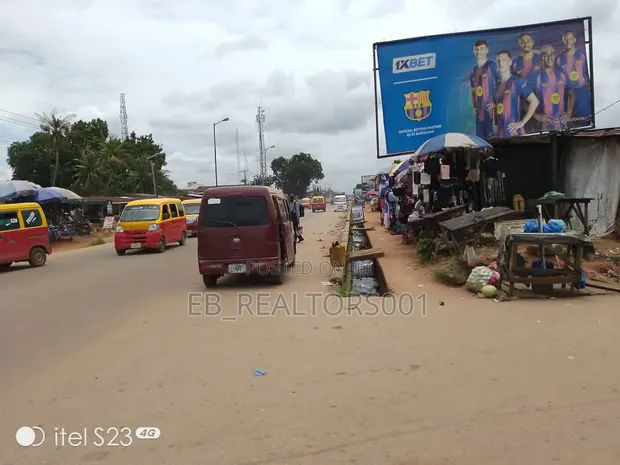 Corner Piece Land for Sale Along Major Road, Benin City - 1