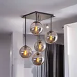 Glass Hanging Light Fixture for Kitchen, Dining, Bedroom - 1