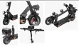 Sabon Scooter Mai Amfani da Wutar Lantarki 2026 Baki - 4