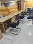Boss Office Products Ofishin Tebur Mai Leda da Kofa - 2