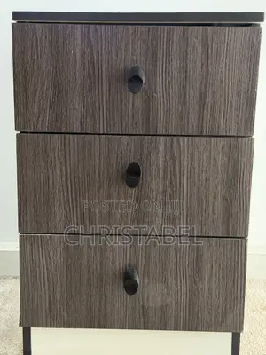 Home Interiors 3-Drawer Chest - Brown Wood