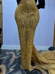Luxury Beaded Lace Fabric - 2