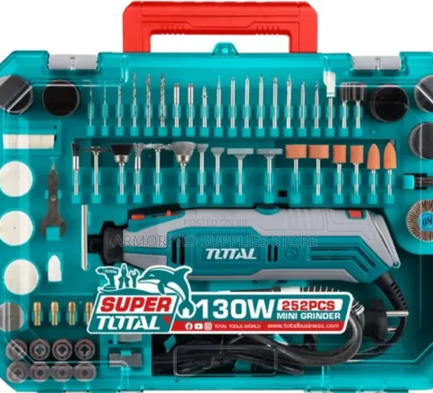 Total 130W Mini Grinder (Model TG) with 252 Accessories - 1