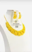 Golden Star Gold Plated Necklace and Earrings Set - 5