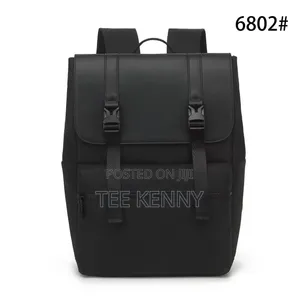 Aldo Black Faux Leather Laptop Bag