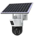 4G Solar CCTV Camera - 360° PTZ Dual Screen Security Camera - 3