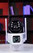 4G Solar CCTV Camera - 360° PTZ Dual Screen Security Camera - 5