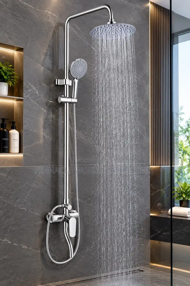 Master Stainless Standing Shower Set - 1