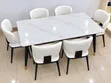 Brand New Marble Dining Table Set (6-Seater) - 2