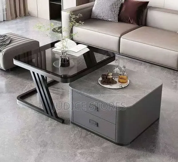 Home Interiors Marmara da Gilashin Biyu Cibiyar Tebur - 1