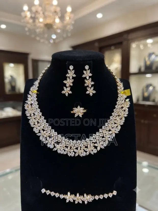 Zircon Jewellery Full Sets - Brand New - 1