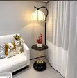 Luxury Modern LED Floor Lamp with Side Table - 1