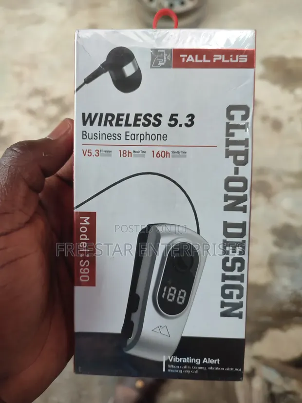 Tallplus S90 Clip-On Bluetooth Earphone - 1