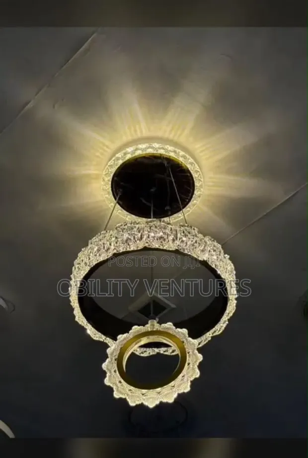 Luxury Crystal LED Chandelier Ceiling Light - 1