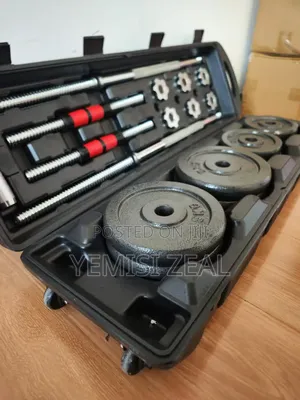 50KG Bodygym Adjustable Dumbbell Set - Brand New
