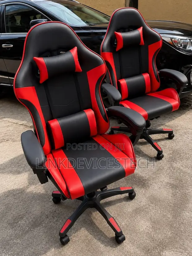Ergonomic Gaming Chair - Red - 1