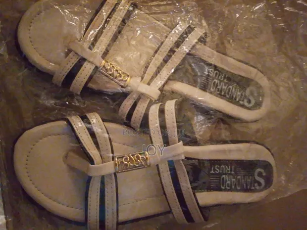 Dior Classic Brown Faux Leather Slippers - Size 39 - 1