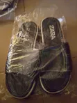 Dior Classic Brown Faux Leather Slippers - Girman 39 - 3