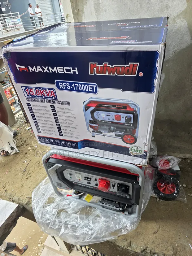 Maxmech 15kva 3 Phase Petrol Generator (100% Copper) - 1