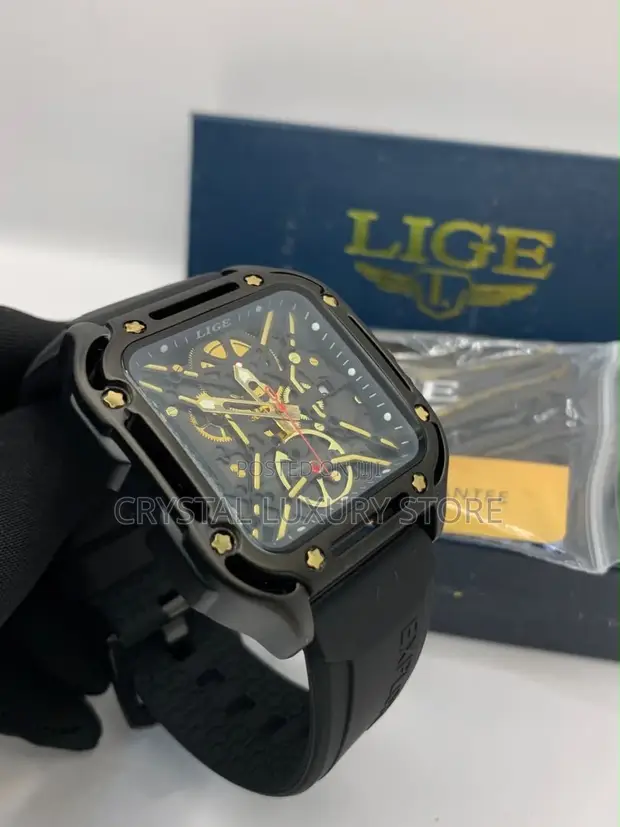 Lige Quality Men's Quartz Wristwatch - 1
