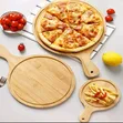 Round Wooden Food Platter / Pizza Plate - 2