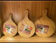 Round Wooden Food Platter / Pizza Plate - 3