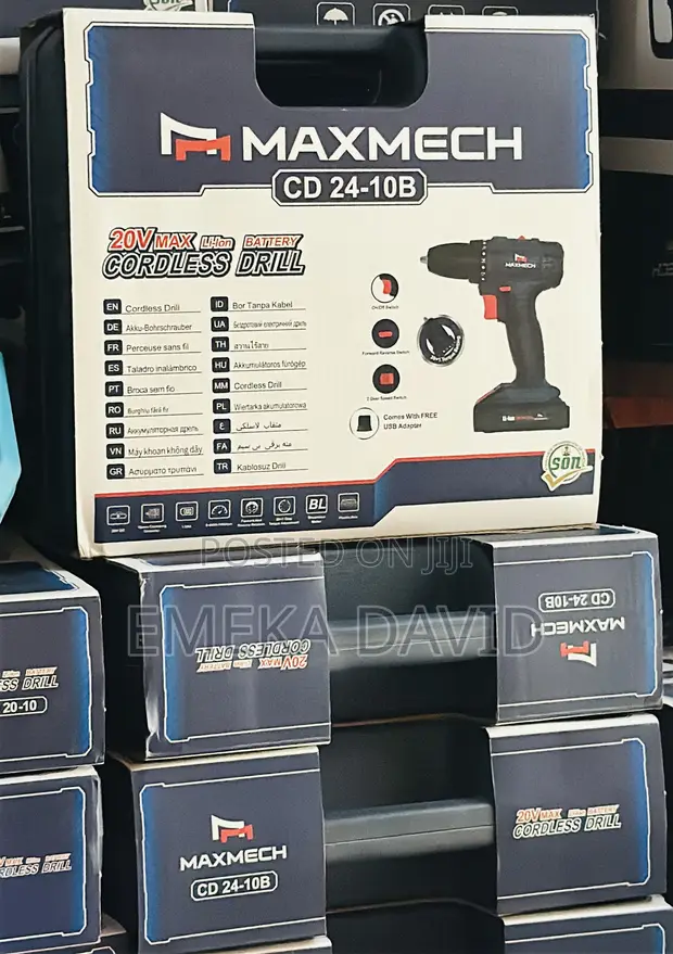 Maxmech CD 24-10b 20V Max Li-Ion Cordless Drill - 1